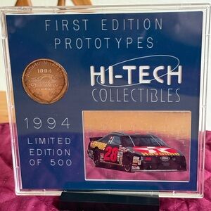 Hi-Tech Collectibles First Edition Prototype  NASCAR Driver Davey Allison # 28